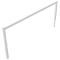 Access barriers | with triangular locking mechanism | swing-back | with top bar | hot-dip galvanized | total width: 3000 mm